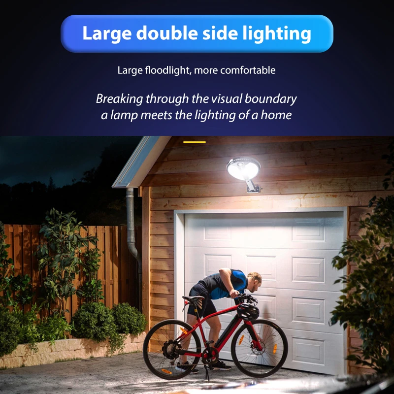 Светодиодный уличный фонарь на солнечной батарее водонепроницаемый настенный