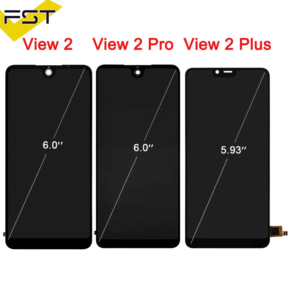 Для Wiko View 2/View 2 Pro/View 2 Plus ЖК-дисплей+ сенсорный экран дигитайзер Аксессуары для мобильных телефонов+ Инструменты