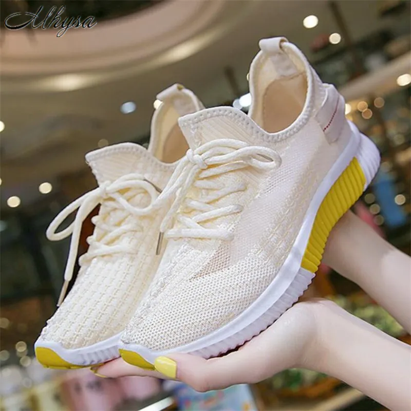 Кроссовки Mhysa женские легкие дышащие сетчатые повседневная обувь с