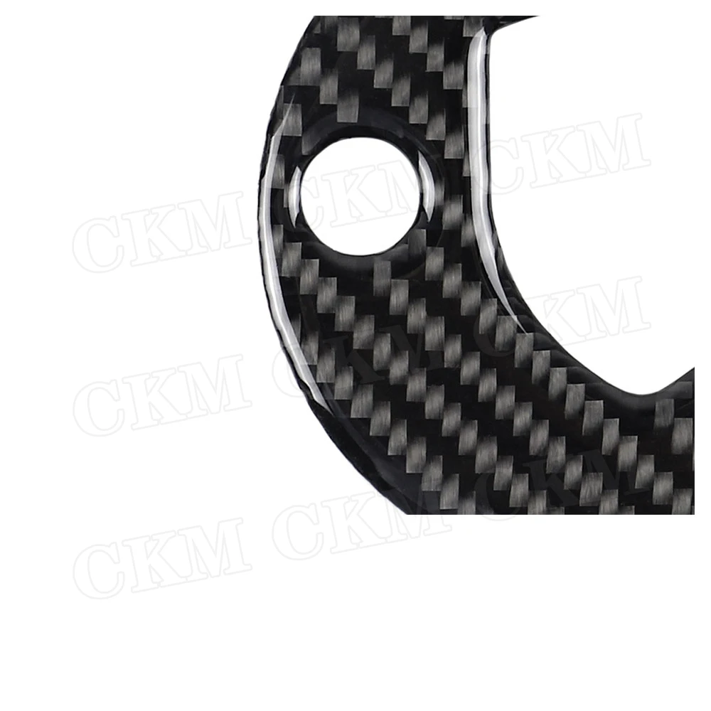 Carbon Fiber Car Steering Wheel Logo Emblem Panel Trim Frame Cover Sticker for Porsche Macan Panamera 718 New Cayenne | Автомобили и