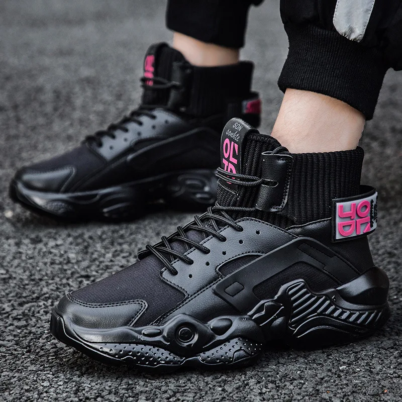 

Hip Hop Street High Top Chunky Sneakers Men Palform Mesh Shoe Kanye Basket Tenis Masculino West Fashion Sprots Zapatillas Hombre