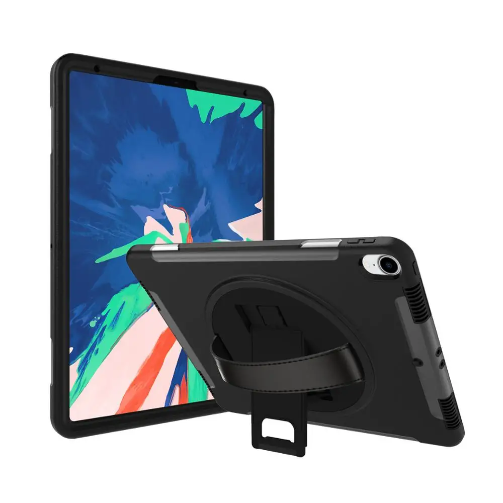Miesherk Чехол для iPad Pro 12,9 дюйма 3-го поколения планшет с поворотом на 360 ручной ремешок противоударный защитный чехол FTL01