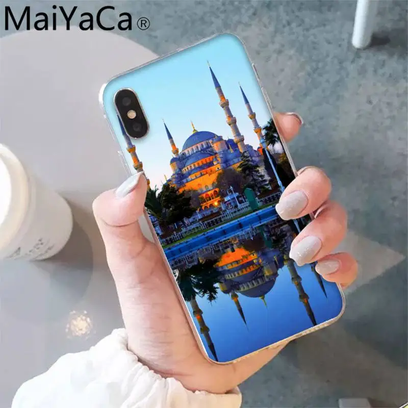 

MaiYaCa Turkey Istanbul Sceneary Building Phone Case shell for iPhone 5S 8 7 6 6S Plus X XS MAX 5 SE XR 12 11 pro promax fundas