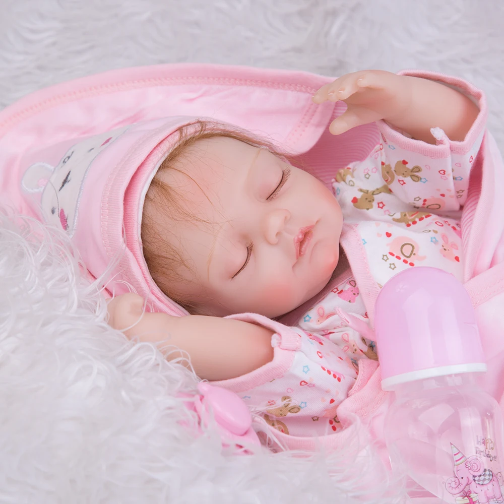 Новое поступление 42 см Reborn Baby куклы реалистичные Спящая девочка Boneca реборн
