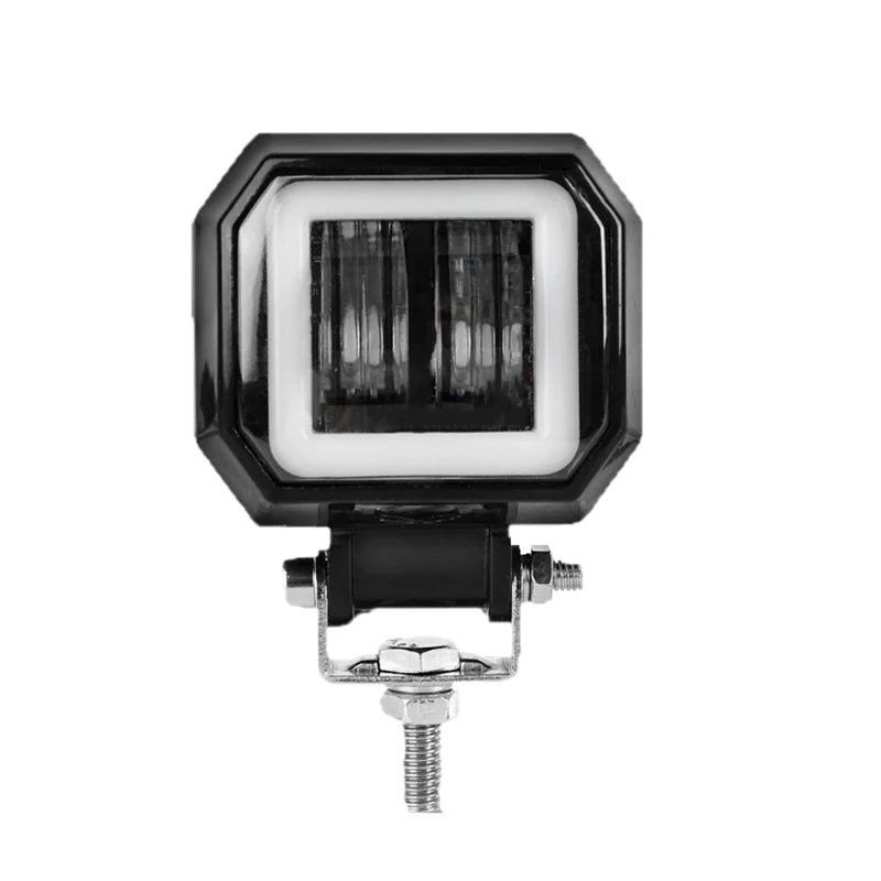 6D светодиодный светильник для вождения мотоцикла рабочий s бар ангельские глазки