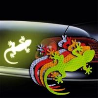 new car reflective sticker safety warnin reflectorg mark night driving warning gecko strip light interior parts car accessories