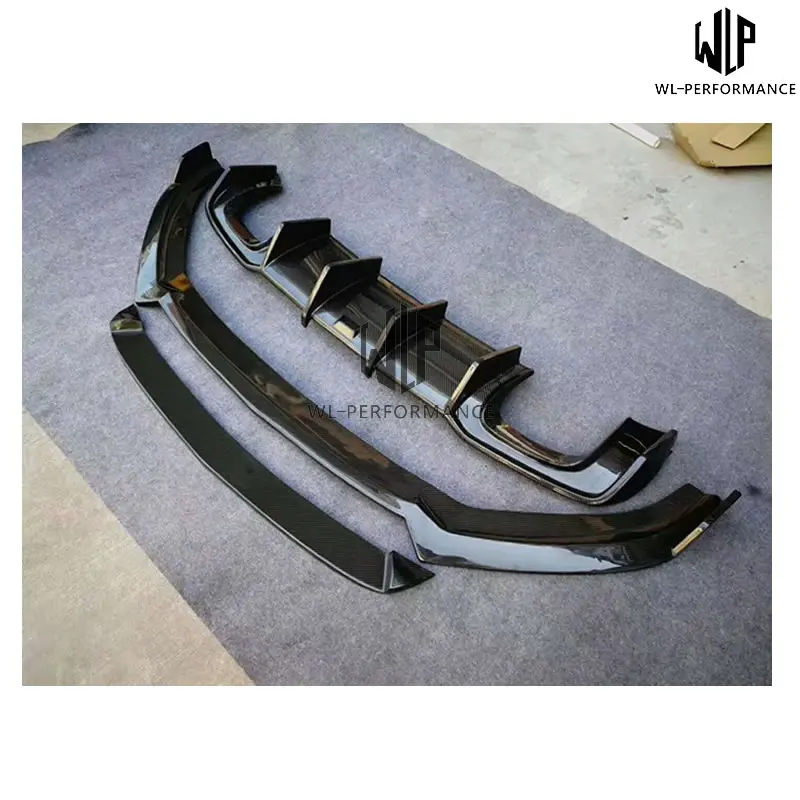 Высококачественный разветвитель для губ из углеродного волокна A3 S3 боковые юбки