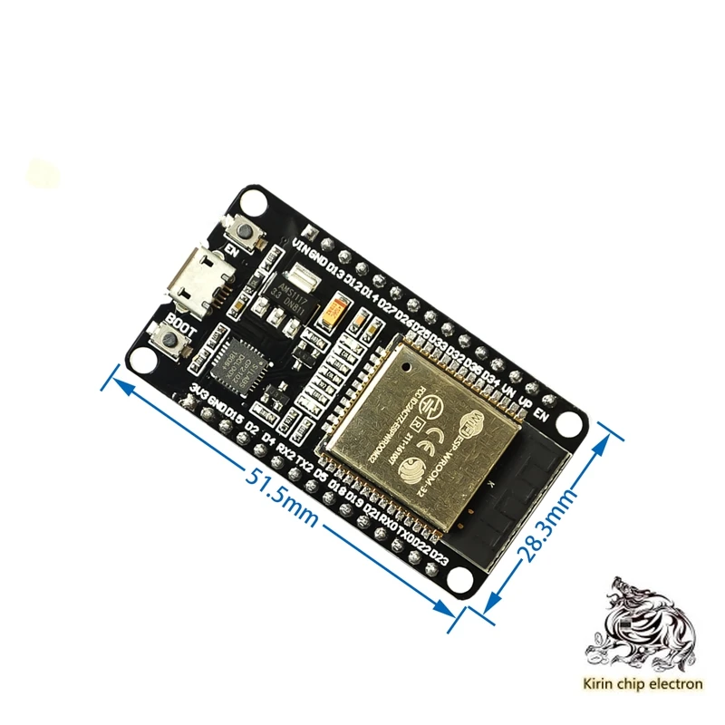 

1pcs / lot esp-32 development board WiFi + Bluetooth 2 in 1 dual core CPU low power esp32 esp-32s