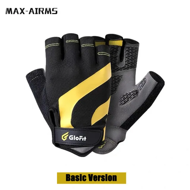 Maxairms 1 пара спортивных перчаток для тренажерного зала дышащие перчатки тяжелой