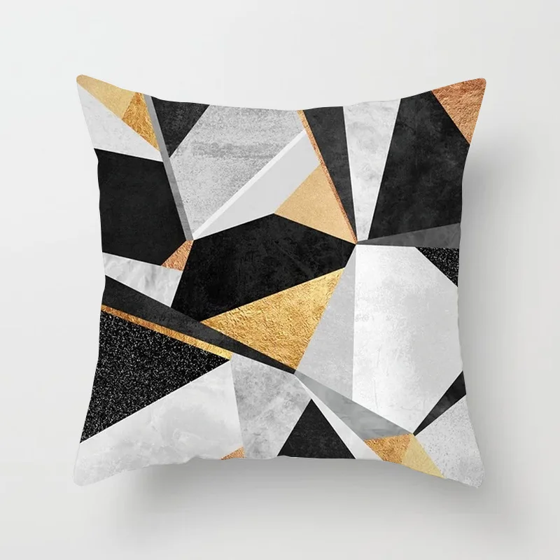 

2021 Time-limited Rushed Cushions Without core Marble Case Peach Skin Decoration Bedside Cushion Car Lumbar Cute Throw