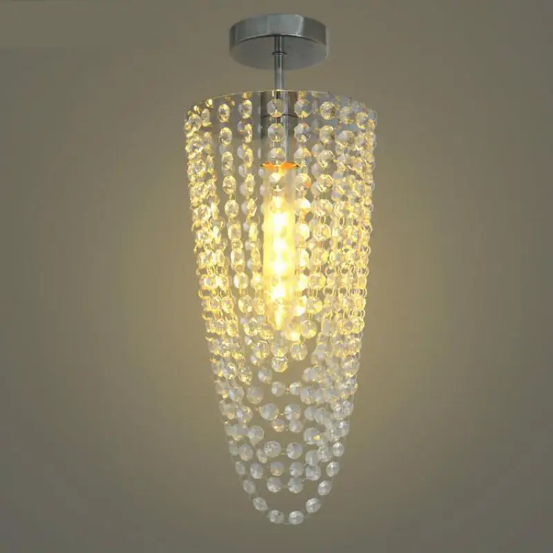 Светодиодный потолочный светильник хром K9 Современный хрустальный переменного