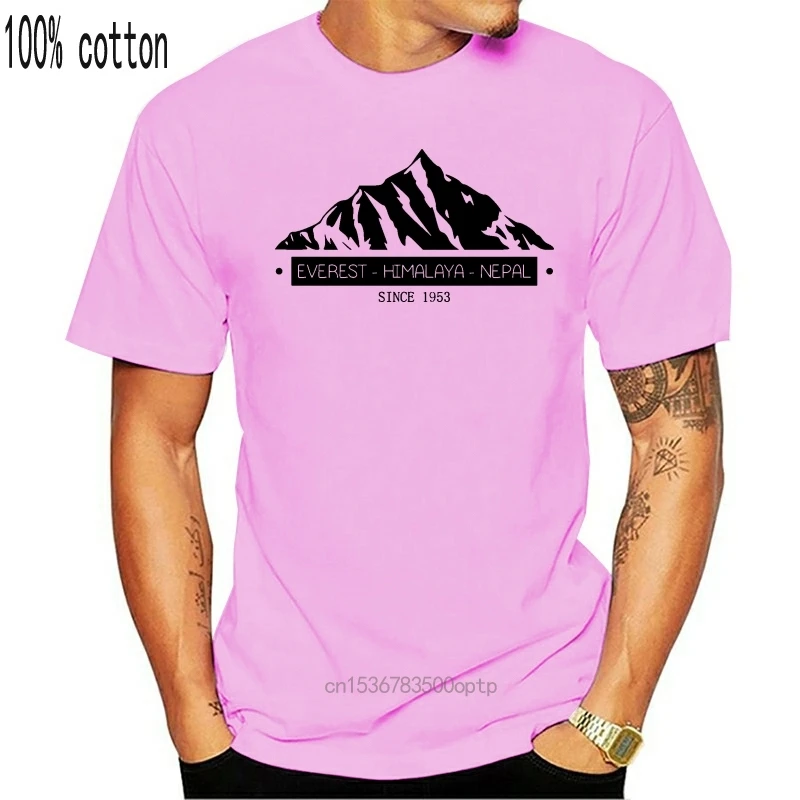 Футболка с принтом крепления Everester Гималайская непальская футболка Оригинальная
