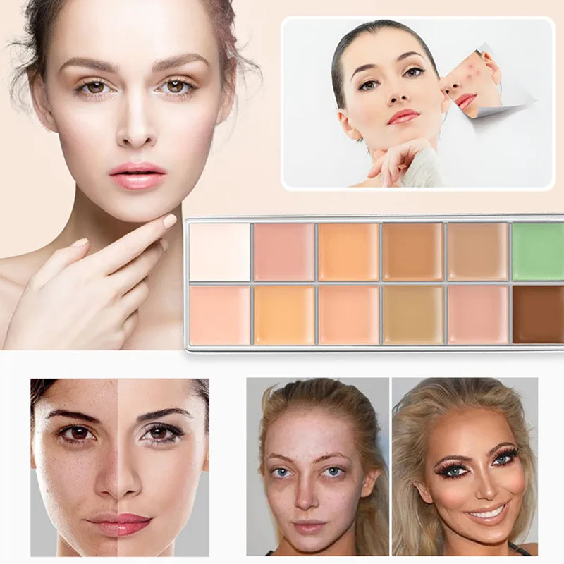 O.TWO.O New 12 Colors Palette Concealer Face Contouring Makeup Cosmetic Facial Care Cream | Красота и здоровье