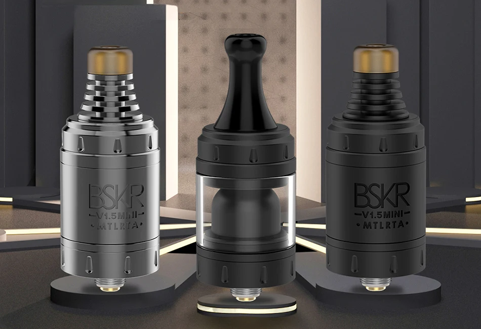 Vandy vape BSKR V1.5 Мини MTL RTA атомайзер с Ni80 Сверхтонкий MTL плавленый Clapton провод VS Berserker V1.5 электронная сигарета