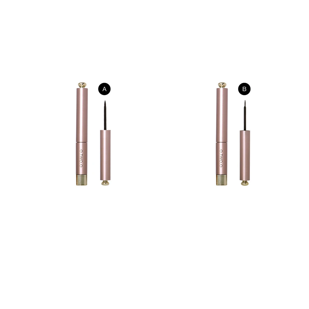 O. TWO. O черная стойкая водостойкая жидкая подводка для глаз Подводка карандаш