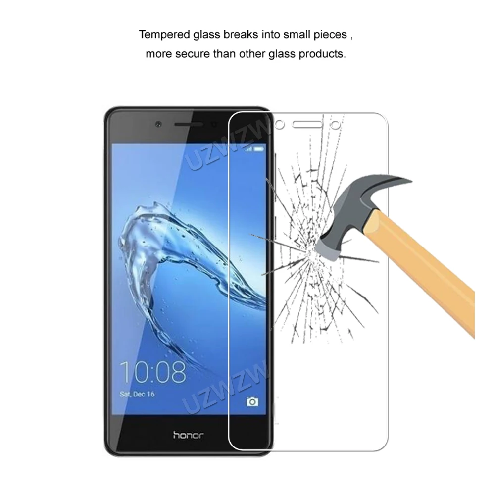 Для Honor 6C Premium 2.5D Закаленное стекло Защита для экрана Защитная пленка HD Прозрачная