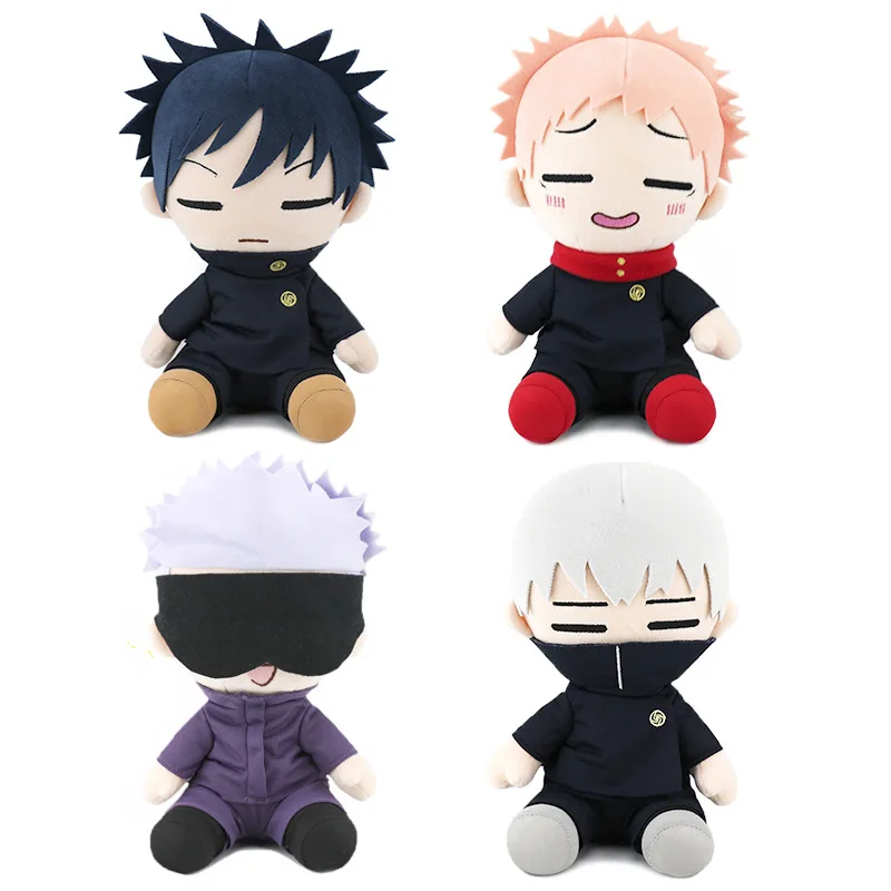 

Anime Jujutsu Kaisen New Cosplay Plush Gojo Itadori Inumaki Fushiguro Soft Speical Cute Doll Collection Fans Gift Toys Wholesale