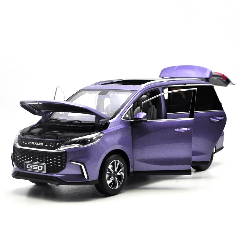 

1/18 Alloy die-casting simulation car model SAIC Maxus G50 high-end collection of children's toys and gifts family display