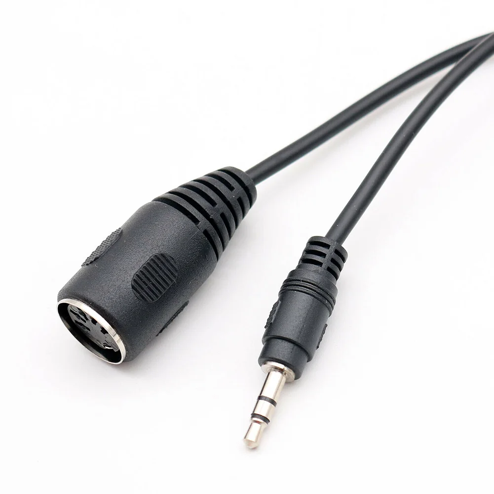 1 Meter Portable Headphone Jack Stereo Audio Transfer Smartphones Adapter Cable 3.5 Male To DIN 5P Female Midi Extending Input |