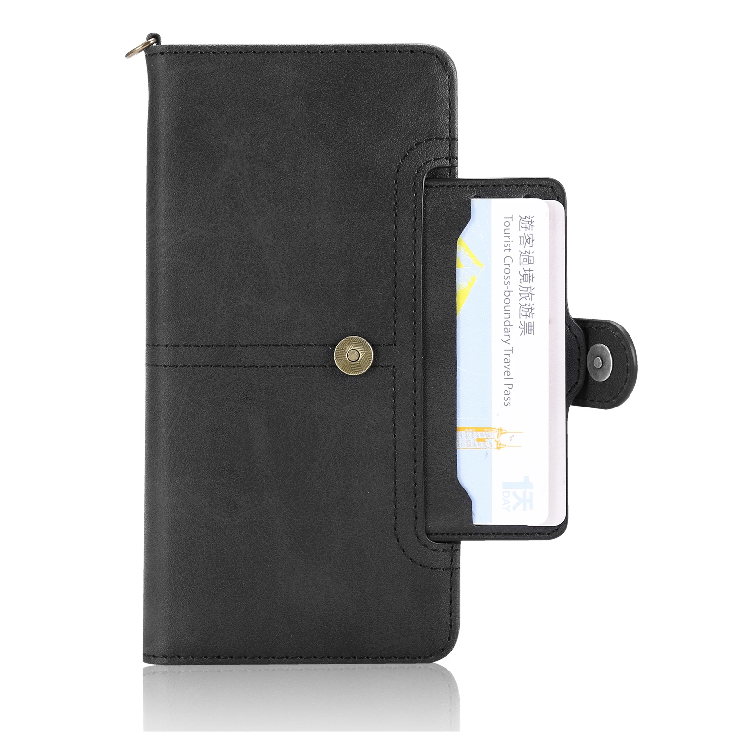 Кожаный чехол кошелек для Samsung S9 Plus Магнитный 2 в 1 съемные держатели карт Note 20 Ultra S8