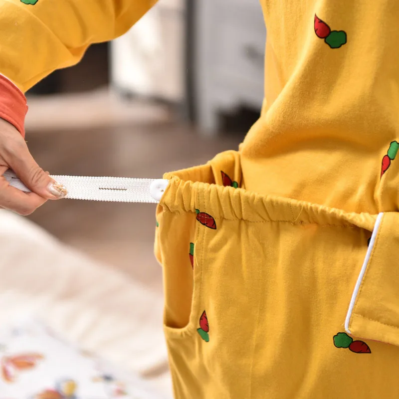 

Korean Fashion Maternity Pajamas Nursing Suit Sleepwear Spring Summer Pregnancy Clothes Underwear Nightwear Print Elegant