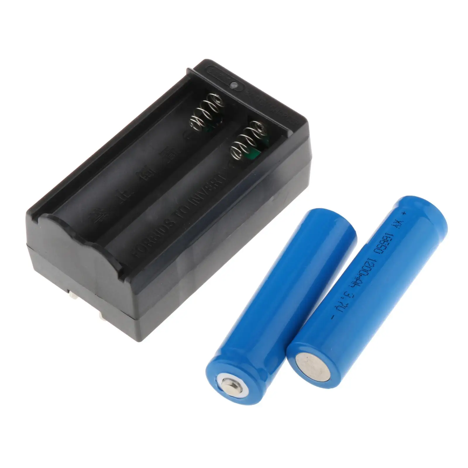 

LED Tactical Flashlight 5 Modes, Waterproof, Zoomable, Solid Handheld Light Torch with Lanyard, 18650 Batteries, Charge Adapter