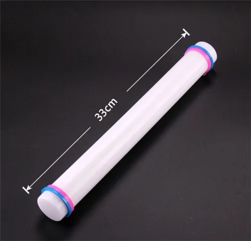 

33cm Non-stick Acrylic Rolling Pin Fondant Roller Fondant Rolling Pin Cake Decorating Dough Tool 5N1235