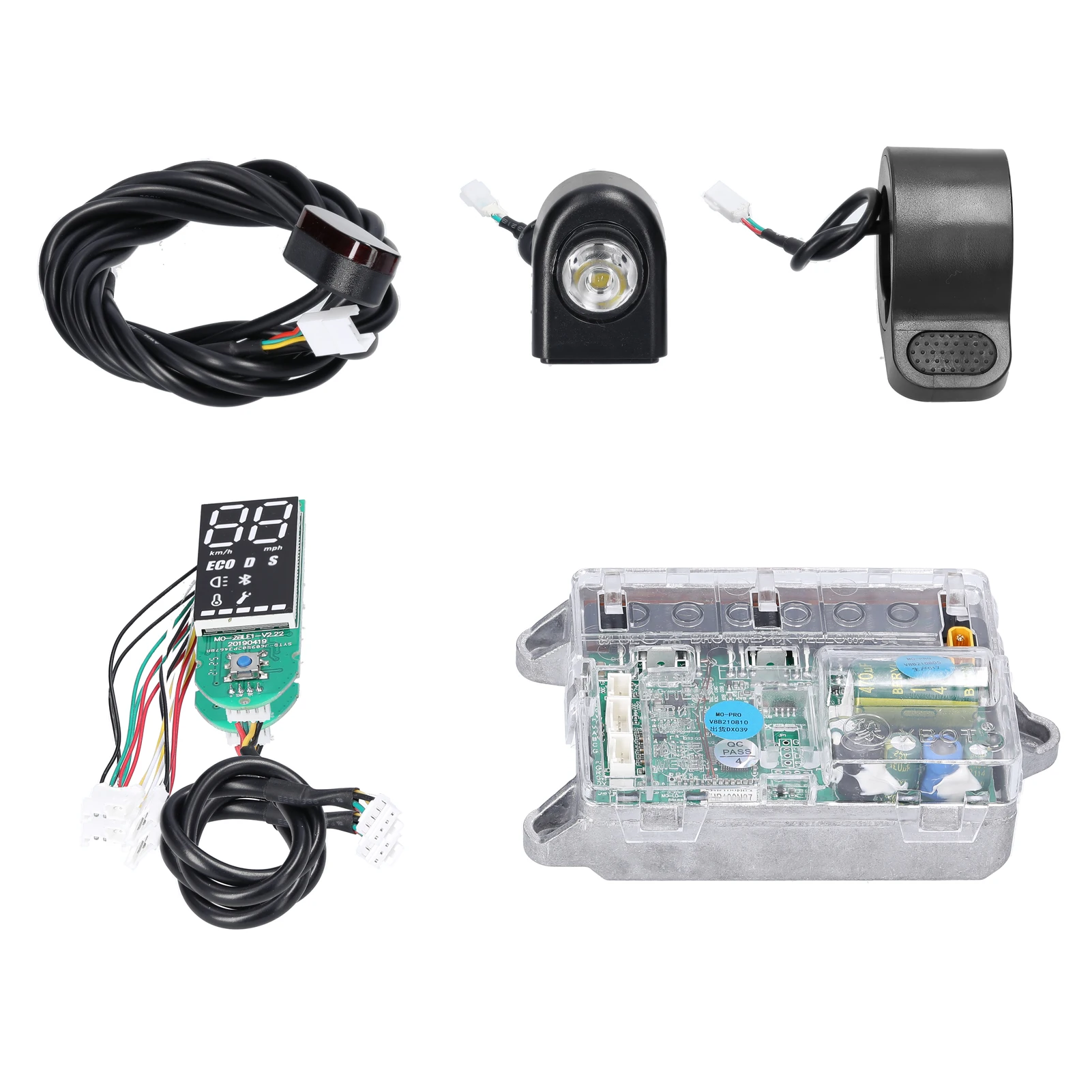 

Electric Scooter Motherboard Controller BT Digital Display with Accelerator Front and Rear Light For M365/PRO Electric Scooters