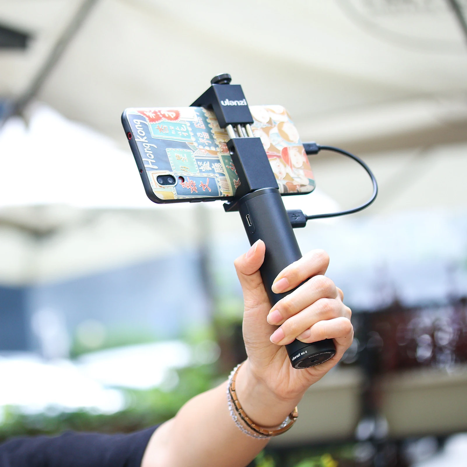 ULANZI BG-2 Power Hand Grip алюминиевая Батарейная ручка 6800 мАч для GoPro 6 7 8 смартфон Osmo карман