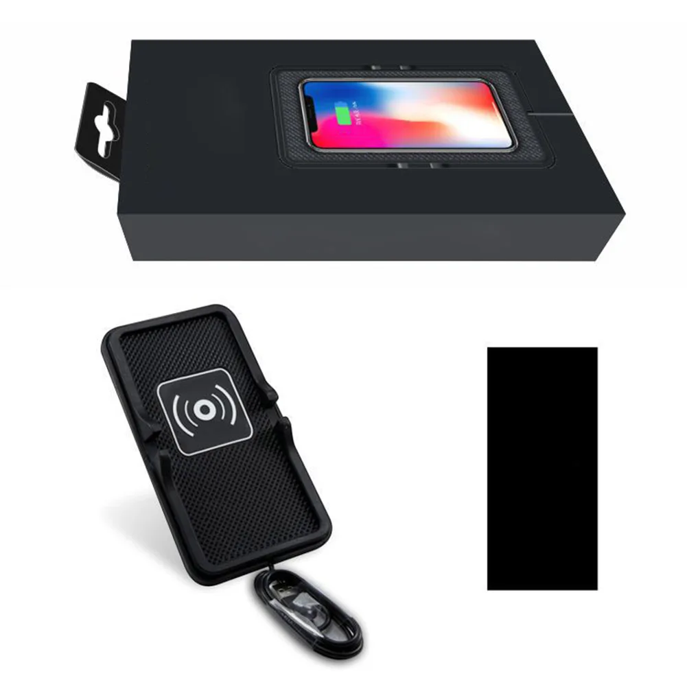 Беспроводное зарядное устройство Противоскользящий силиконовый коврик для