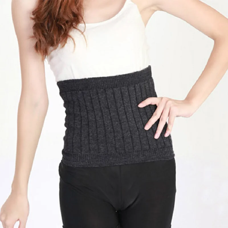 Утолщенный зимний кашемировый пояс унисекс дышащий теплый для поддержки