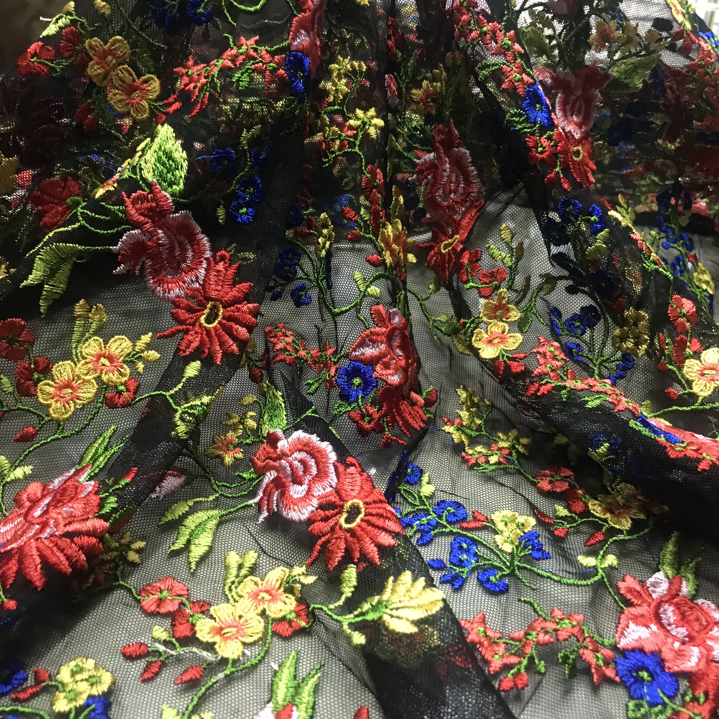 2019 уникальная искусственная вышивка французское кружево африканский тюль