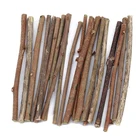 Оригинальные натуральные маленькие деревянные палочки для продуктов, ветки, деревянные палочки, материалы сделай сам для украшения сада, свадьбы, стола, 20 шт.компл.