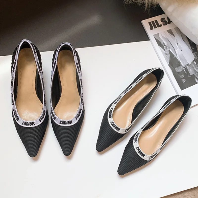 

Новинка лета 2020, плетеные женские туфли, темпераментная обувь, женская мода в полоску