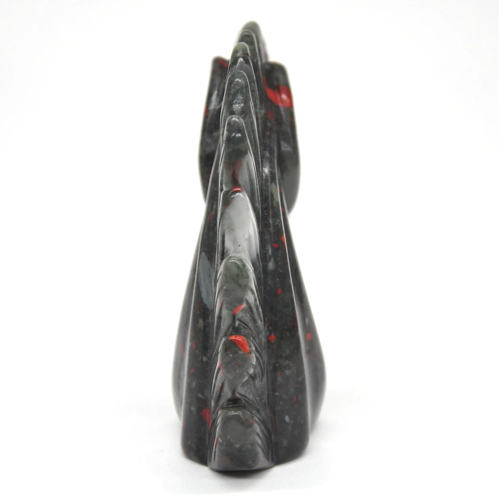 Статуя единорога 2 дюйма резной натуральный камень в виде крови украшение для