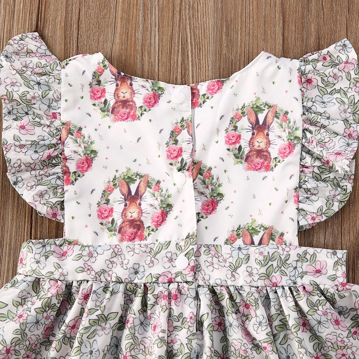 Детский комбинезон без рукавов с цветочным принтом | Детская одежда и обувь