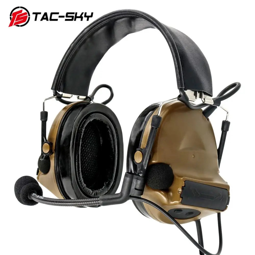 COMTAC TAC-SKY comtac ii silicone earmuffs tactical comtac noise reduction pickup military tactical headphones comtac ii