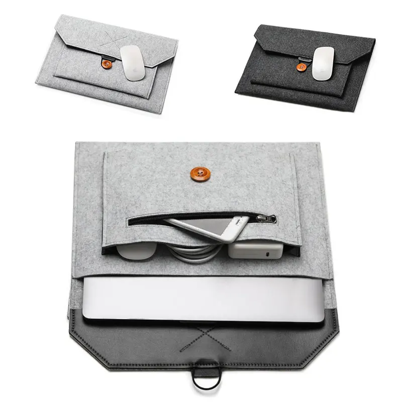 Фетровый чехол для ноутбука фетровый Macbook Air M1 A2337 Pro A2338 Retina air m1 11 12 13 15 дюймов|Сумки