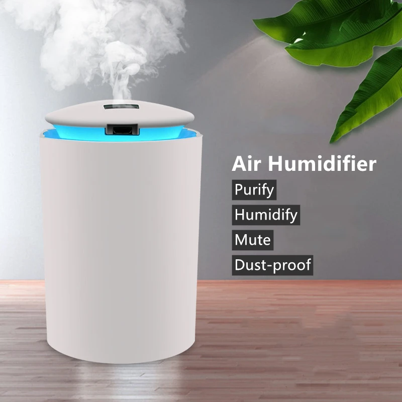 

Air Cup Humidifier Electric Air Purifier Wireless Essential Oil Aroma Diffuser With LED Night Light Atomizer Home Car Supplies