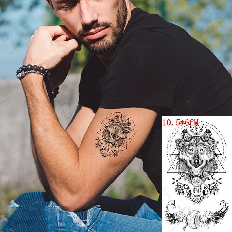 Водостойкая временная татуировка наклейка Искусственное перо рандомные