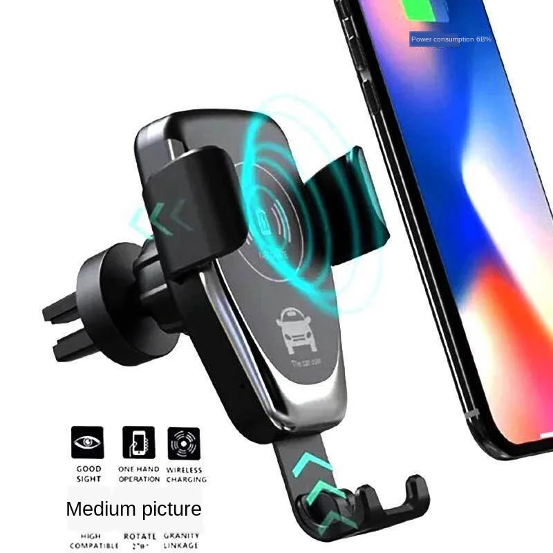 Автомобильный держатель для телефона 10 вт беспроводная быстрая зарядка