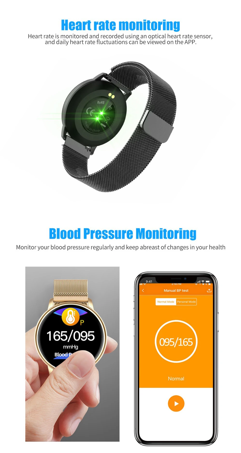 Новинка SENBONO Smartwatch водонепроницаемый монитор кровяного давления сердечного ритма фитнес-трекер для мужчин и женщин Смарт-часы для IOS Android