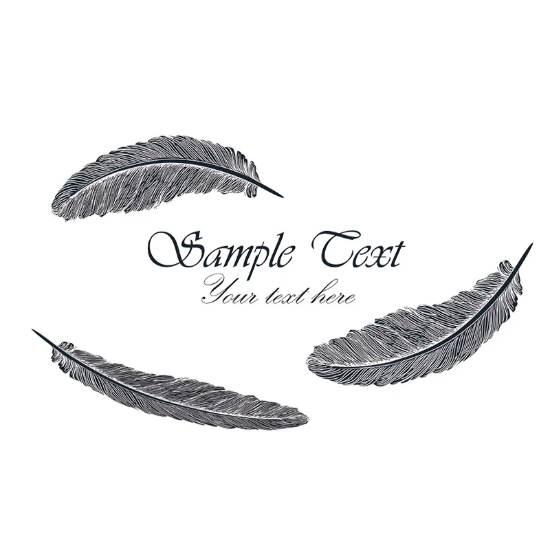 

Creative Feather Wall Sticker Bedroom Decor Sofa Background Self-adhesive Wallpaper Teenager Room Decal Aesthetic for Home