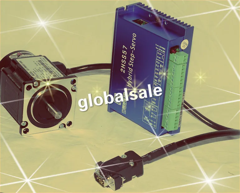 57J1880EC 1000 + 2HSS57 замкнутый цикл комбинированные пакеты 2.0N.m Nema 23 гибридный 2 фазный