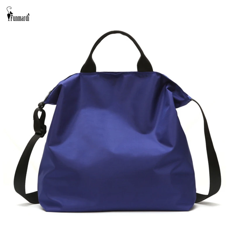 

FUNMARDI 2022 New Large Capacity Women Handbag Nylon Travel Bag Ladies Fashion Fitness Bags Female Casual Shopping Bags WLHB2334