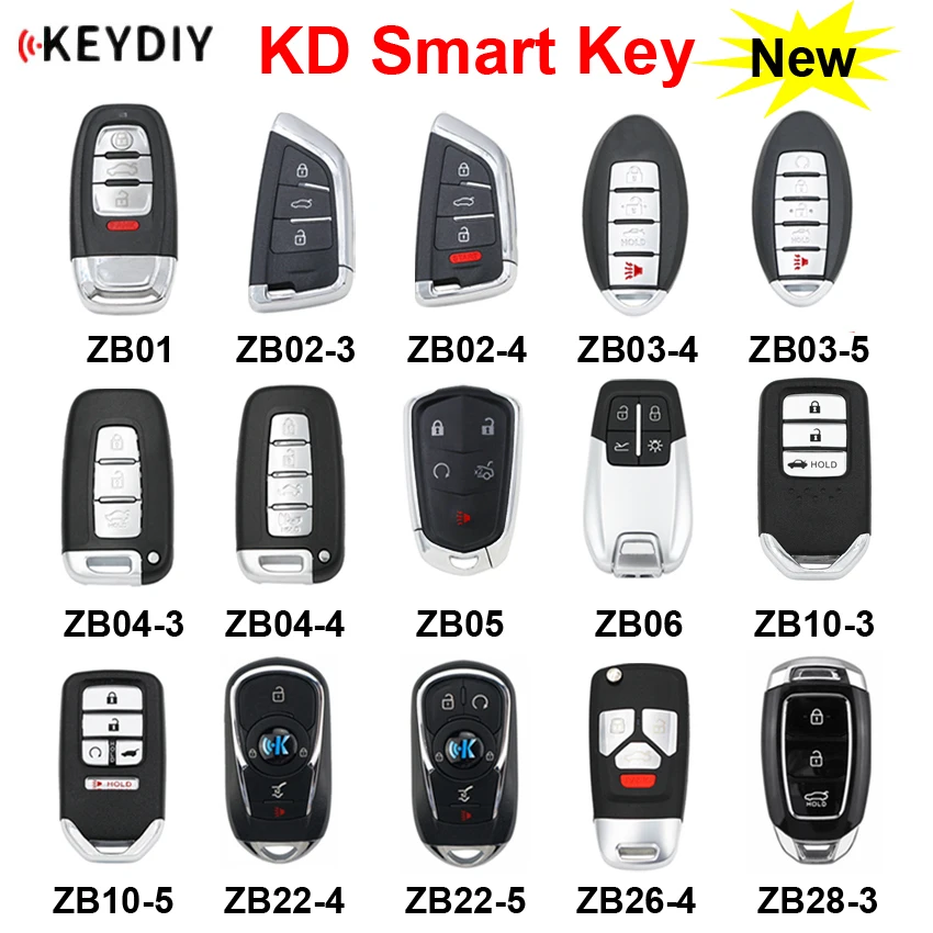 KEYDIY Universal ZB01 ZB02 3 4 ZB03 ZB04 ZB05 ZB06 5 ZB10 ZB22 ZB26 KD Smart Key|Ключ от авто| |