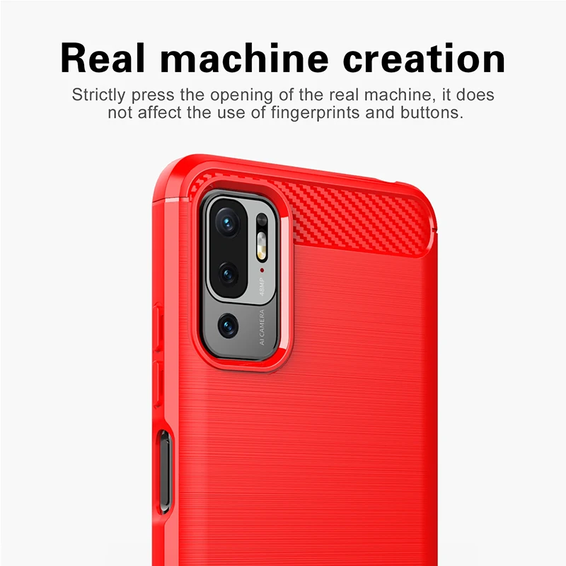 for xiaomi poco m3 pro 5g case carbon fiber shockproof silicone cover for xiaomi poco m3 pro case for xiaomi poco m3 pro poco f3 free global shipping