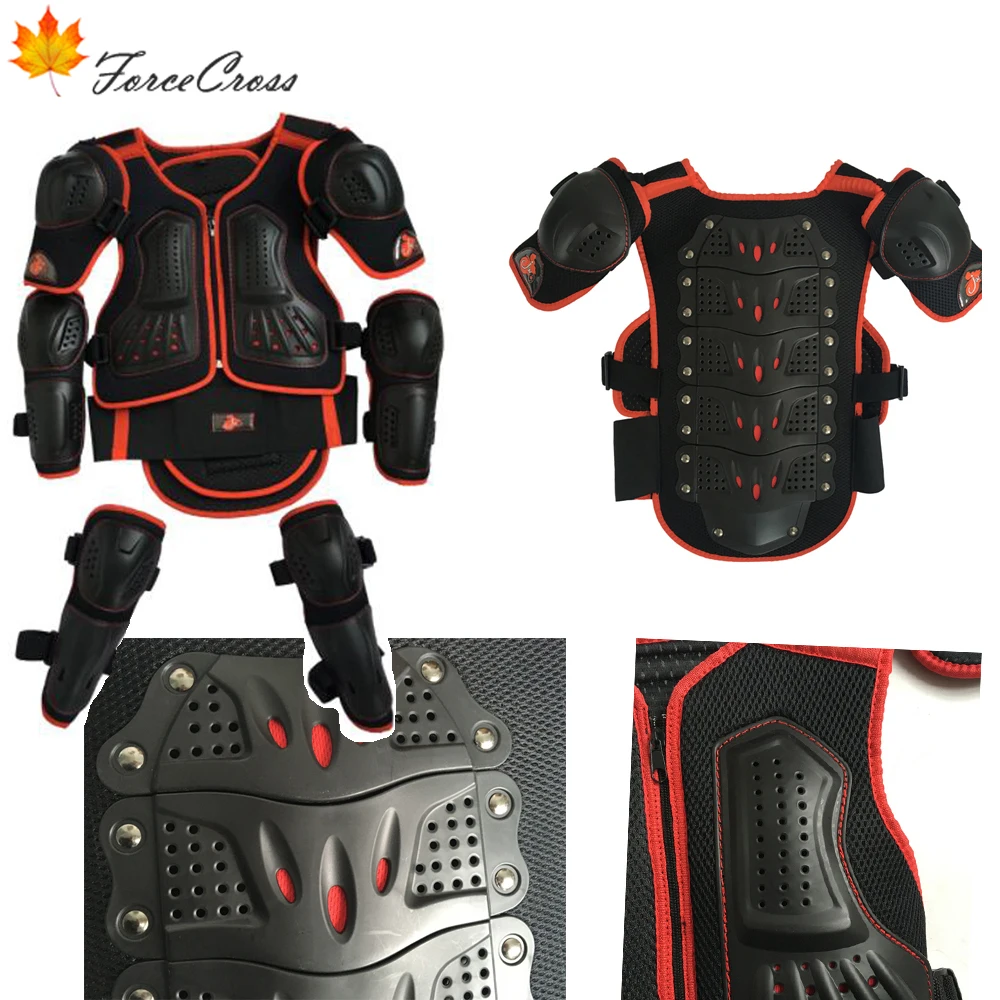 Детская броня для мотокросса жилет куртки костюмы гоночные нарукавники