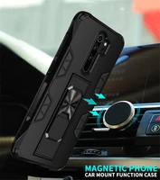 for xiaomi redmi note 8 pro shockproof case magnetic car holder ring back cover for redmi 8 8a 9 note 9 k20 k30 pro mi 9t 10 pro