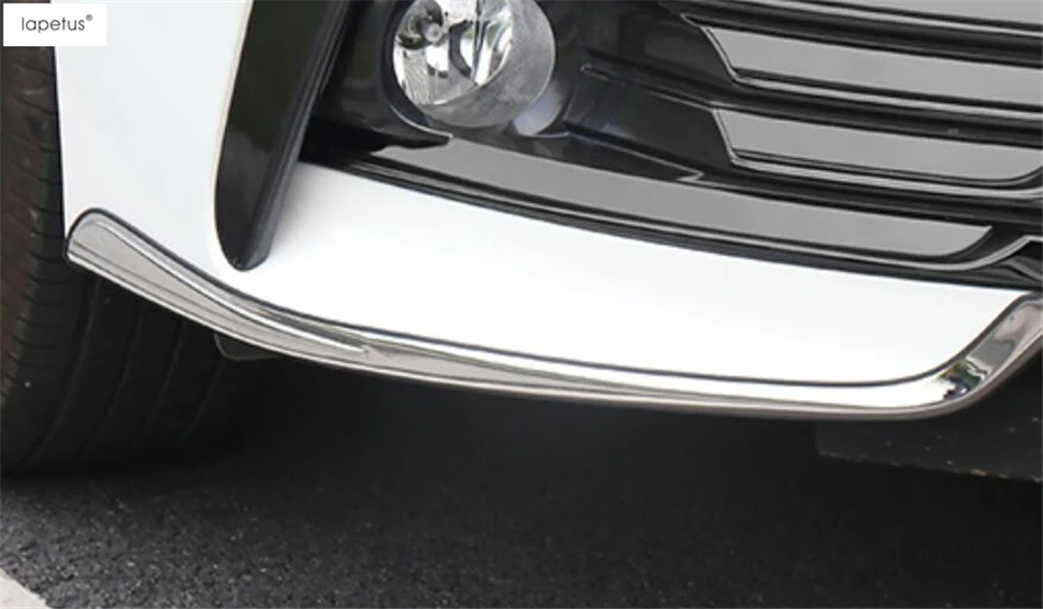 Аксессуары Lapetus, подходят для Toyota Corolla, передние противотуманные фары, лампа для век, для бровей, угловая полоса, Формовочная крышка, комплект, отделка